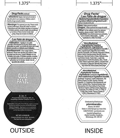 Image Of Label (4 In 1  Pressed Mineral Spf 15 Medium Dark)